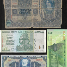 Set #24 15 bancnote de colectie (cele din imagini)