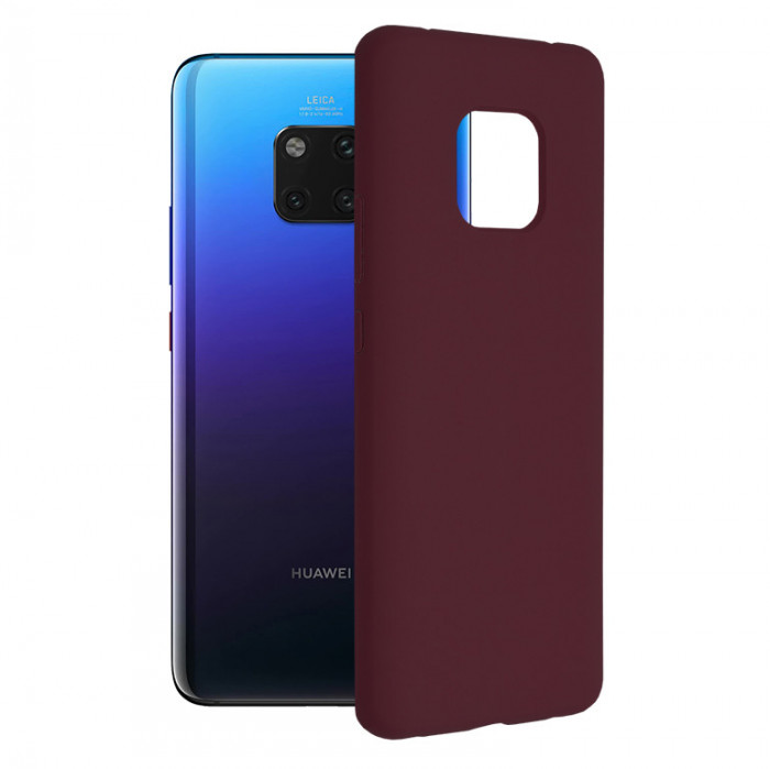 Husa Techsuit Soft Edge Silicon Huawei Mate 20 Pro - Plum Violet