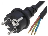 Cablu Neopren 3x1,5mm2 5m Negru E/F