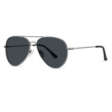Ochelari de soare unisex, 3025, gun black / gray