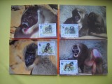 HOPCT MAXIMA NR 1060 SET 4 MAXIME CAMERUN 1988 MAIMUTE-AFRICA-FAUNA
