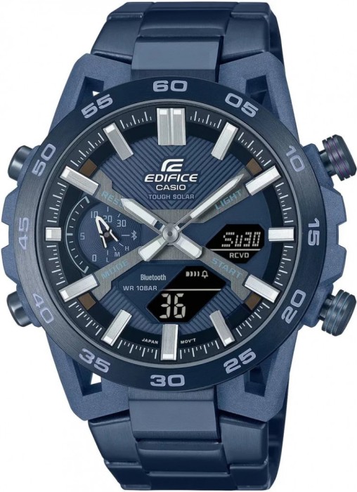 Ceas Barbati, Casio Edifice, Bluetooth Smartphone Link ECB-2000CB-2AEF - Marime universala