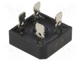 Punte redresoare monofazată Urmax 400V 15A 300A BR-25 DC COMPONENTS