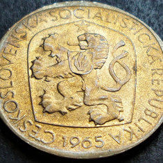 Moneda 3 COROANE - RS CEHOSLOVACIA, anul 1965 *cod 1632 B = PATINA SUPER