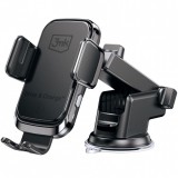 Incarcator Auto Wireless 3MK Drive&amp;Charge, 15W, 1.67A, Negru, Universal