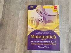 Matematica pentru Evaluarea Nationala 2024.Teme,probleme si teste de verificare de Marius Perianu,C.Stanica,Ioan Balica,etc