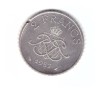 Moneda Monaco 2 francs/franci 1982, stare buna, cant pilit, curata, Europa, Nichel