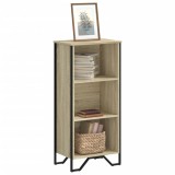 Biblioteca Gossi Stejar Sonoma 50x31x106 cm Lemn Prelucrat Rafturi Depozitare Moderne