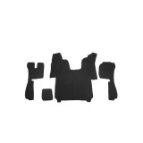 Covor auto imitatie piele dedicat Camion Scania S 500 ,Cutie automata Negru/Rosu Cod:LUX-923 Automotive TrustedCars, Oem