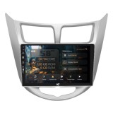 Navigatie Hyundai Accent (2011-2016) 8GB RAM Android 13 Octacore Slot Sim 4G DSP GPS Wi-FI Carplay Android Auto USB Bluetooth Waze Touchscreen 9 Inch