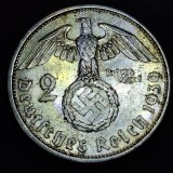 Germania Nazista 2 reichsmark 1939 A argint