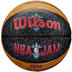Mingi de baschet Wilson NBA Jam Outdoor Ball WZ3013801XB negru