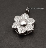 Pandantiv Din Argint Floare Masiv ARG172, Argintboutique