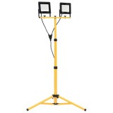 Cumpara ieftin Proiector cu LED si trepied, 2x50 W, alb rece