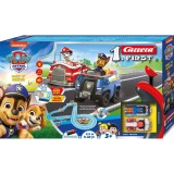 Set pista de curse cu 2 masinute, Carrera, Race and Rescue