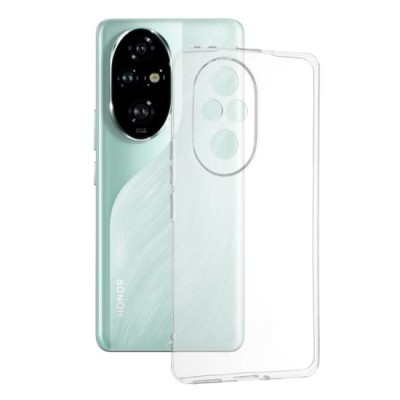 Husa pentru Honor 200 Pro - Techsuit Clear Silicone - Transparent foto