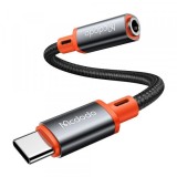 Adaptor Audio USB-C - 3.5mm McDodo CA-7561, Negru