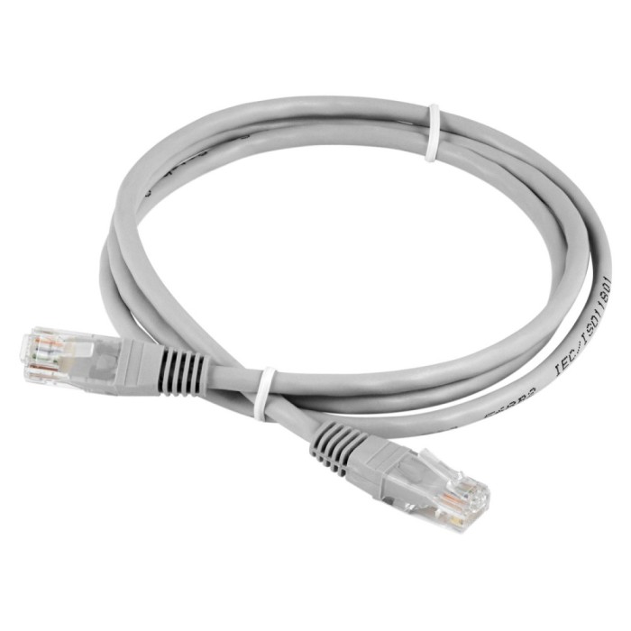 Patchcord cablu UTP CAT6 CCA 8x0.5mm, lungime 10 metri, diametru 6mm, culoare gri SafetyGuard Surveillance