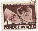 Trimiteri postale Fondul aviatiei, 1936 - 1 L, obliterat, Aviatie, Stampilat