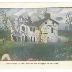 4462 - VRANCEA, Railway Station, Marasesti, Romania - old postcard - unused 1917