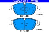 ATE 13.0460-7328.2 set placute frana,frana disc