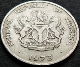 Cumpara ieftin Moneda exotica 10 KOBO - NIGERIA, anul 1973 * cod 2612