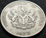 Moneda exotica 10 KOBO - NIGERIA, anul 1973 * cod 2612