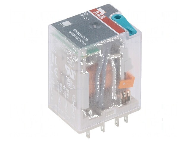 Releu electromagnetic 3PDT 24VDC 10A