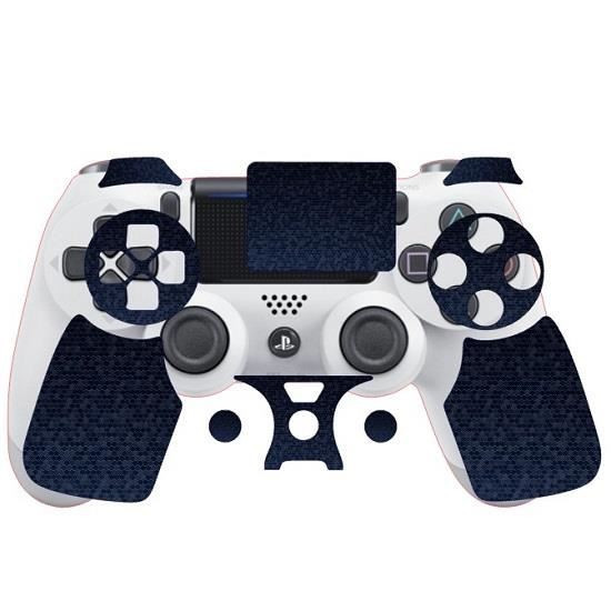 Folie Skin Compatibila cu Controller Sony Playstation 4 - ApcGsm Wraps HoneyComb Blue