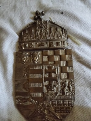 Stema Ungaria bronz foto