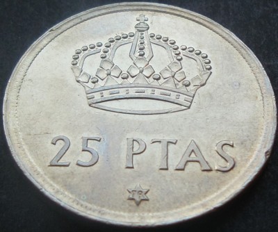 Moneda 25 PESETAS - SPANIA, anul 1979 *cod 1398 B (varianta 1975) foto