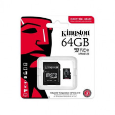 Set card de memorie, Kingston, 64GB, SD micro, Negru