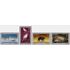 Jersey 1972 - fauna, serie neuzata