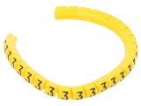 Markere Galbene PVC pentru Marcaj 1,3-3mm