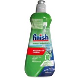 Solutie de clatire Finish cu formula 0% pentru masina de spalat vase, 400ml