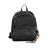 Rucsac Desigual cu model brodat, Mombasa, Negru