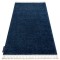 Covor Berber 9000 albastru inchis Franjuri shaggy, 80x150 cm