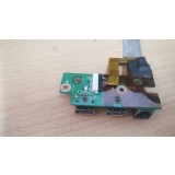 Port Usb + Lan Laptop Toshibaa Satellite A300 #RAZ