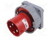 Conector alimentare AC, IEC 60309, IP67, 63A, 400V AC, 4 pini, PCE - 634-6