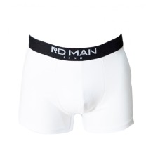 Boxeri Bărbați din Bumbac Elastic - 3XL - Alb