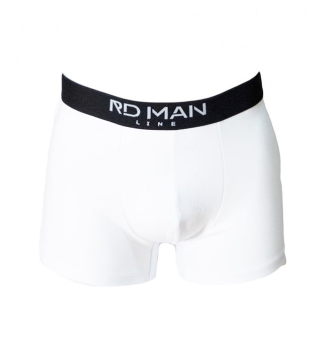 Boxeri Bărbați din Bumbac Elastic - L - Alb