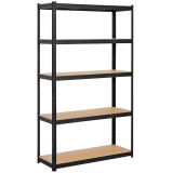 Raft cadru metalic modular pentru depozitare, 5 polite, 180x90x40cm, sarcina 825kg Household NewTrend
