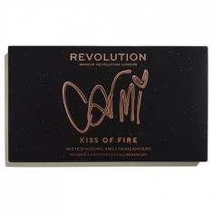 Paleta fard de pleoape Makeup Revolution X Carmi, Kiss Of Fire, 12 nuante foto