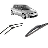 Cumpara ieftin Set 3 stergatoare RENAULT MEGANE II (BM0/1_, CM0/1_) 2002-2009, parbriz si luneta, Bosch Twin-Aerotwin