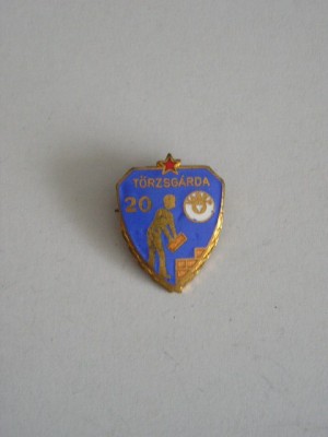QW9 K 4 - Insigna - tematica constructii - Ungaria foto
