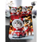 Cumpara ieftin Lenjerie de pat 1 Persoana - Model de Craciun - SPR404009