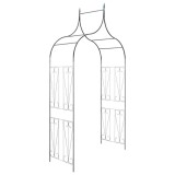 Cumpara ieftin Arcada de gradina plante cataratoare varf ascutit verde inchis