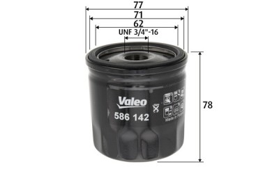 VALEO 586142 Filtru ulei foto