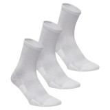 Șosete mid Mers Sportiv/Nordic WS 100 Alb x 3 perechi