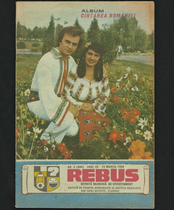 REBUS FLACĂRA - REVISTĂ DE DIVERTISMENT - NR. 6 (690) ANUL 29 - 15 MARTIE, 1986